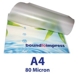A4 Laminating Pouches - 80 Micron Gloss (Pkt 100) A4 Laminating Pouches - 80 Micron Gloss (Pkt 100)